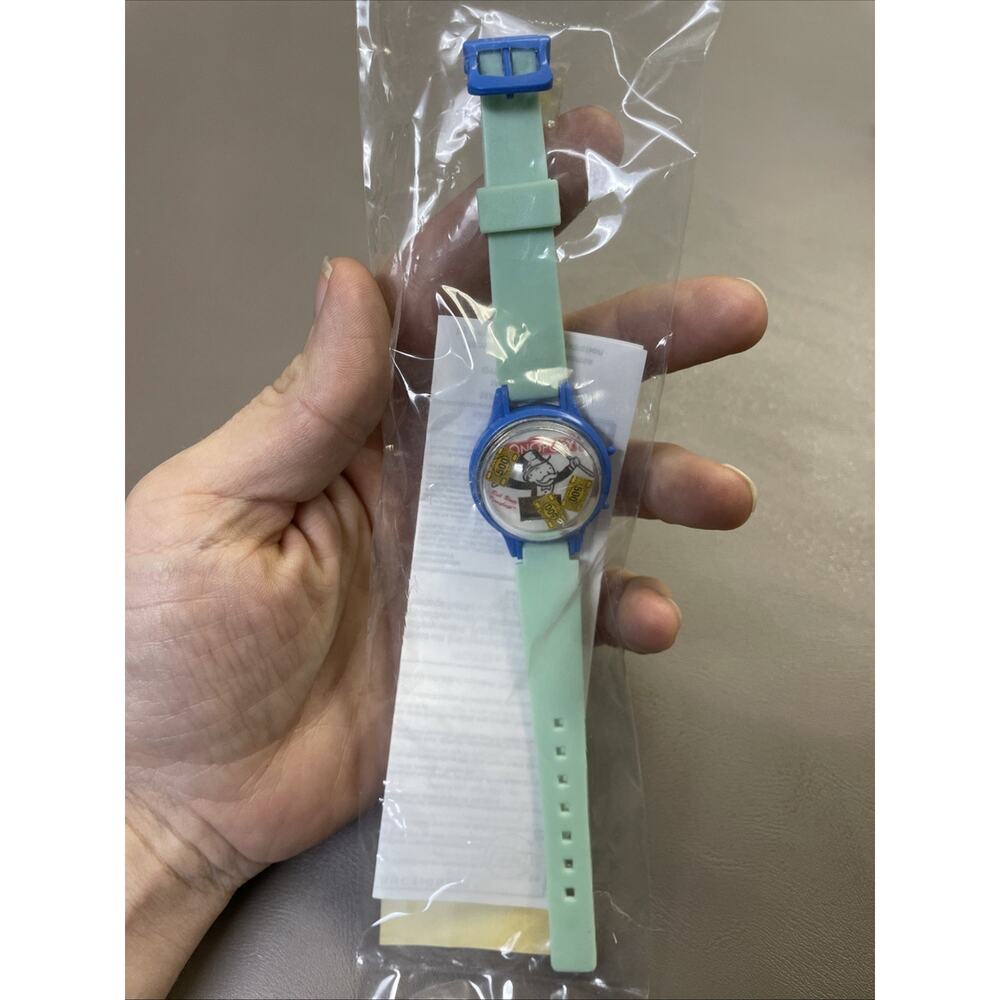 1997 HASBRO MONOPOLY COLLECTORS‎ WATCH with instructions - NEW Sealed